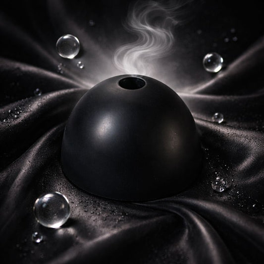 SHISHA HEAD SILICON CUP - BLACK