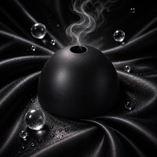 SHISHA HEAD SILICON CUP - BLACK