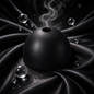 SHISHA HEAD SILICON CUP - BLACK