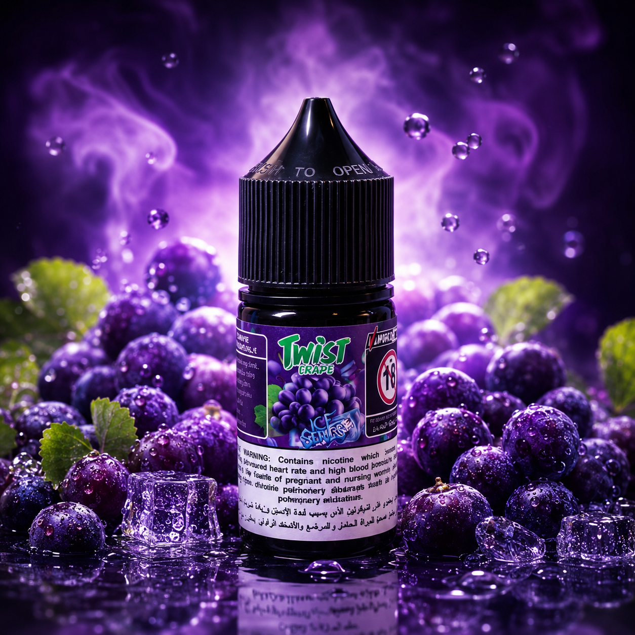 TWIST E-LIQUID - GRAPE COCKTAIL ICE