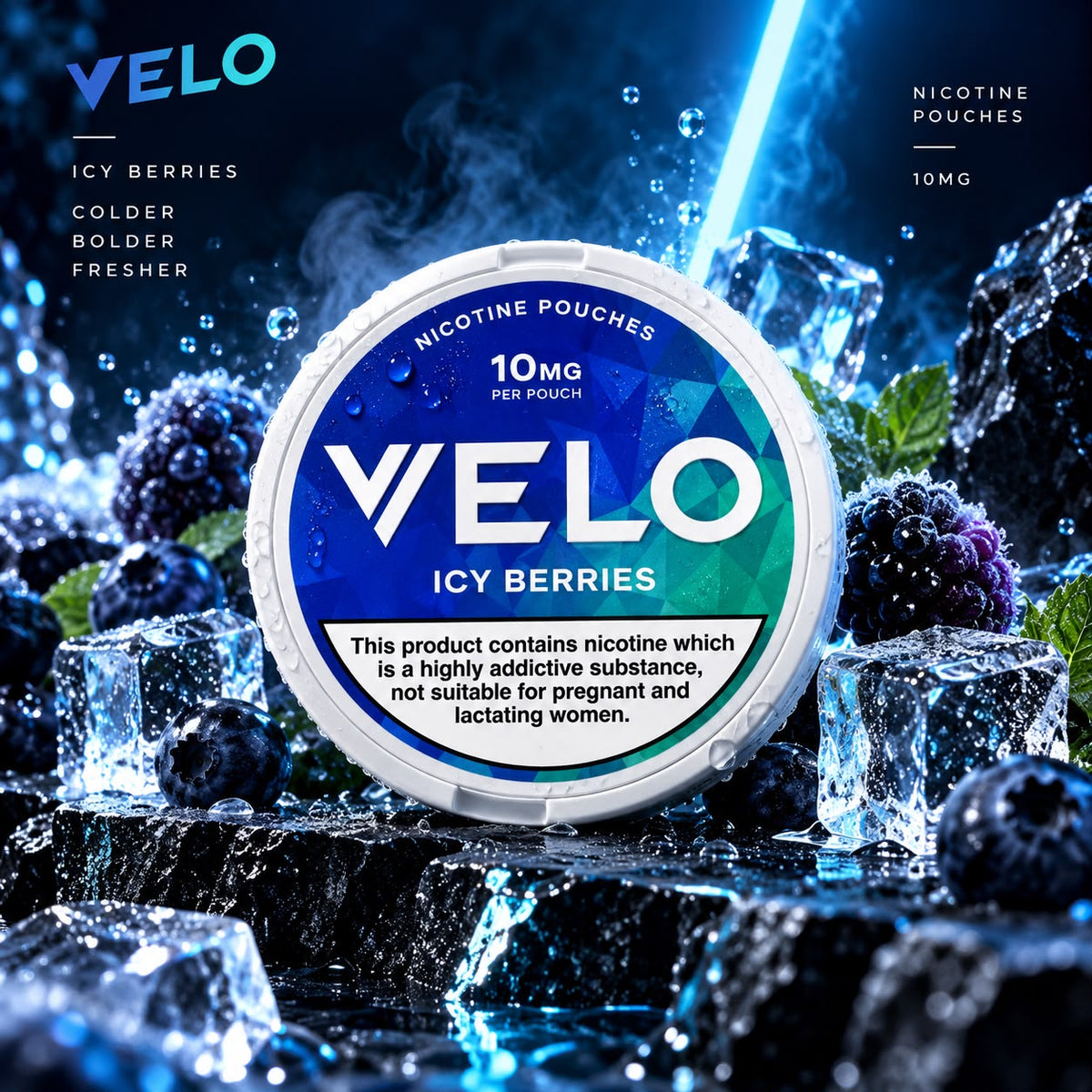 VELO POUCH 10MG ICY BERRIES